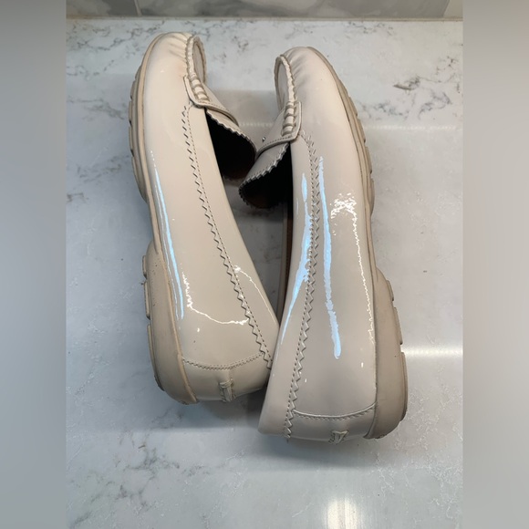 Coach Odette Cream Patent Loafers Shoes Size 9.5 - Picture 4 of 6